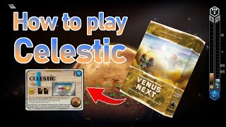 Terraforming Mars Tutorial  How to play Celestic  Road to Venus Next [upl. by Hirsch]