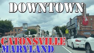 Catonsville  Maryland  4K Downtown Drive [upl. by Anad]