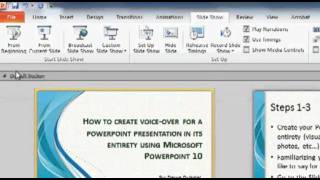 How to create voiceover narration for your PowerPoint Presentation [upl. by Neidhardt]