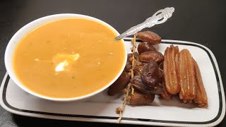 recette soupe butternut Ramadan carotte crème fraîcherif أحلى شوربة بالكرعة الحمراء [upl. by Sprung]