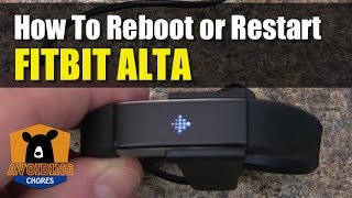 Fitbit Alta  How To Reboot Reset or Restart [upl. by Peppi986]