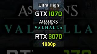 GTX 1070 vs RTX 3070 in Assassins Creed Valhalla  1080p [upl. by Rotkiv]