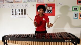 Super Mario Bros on Marimba with 4 Mallets by Aaron Grooves [upl. by Boleslaw]