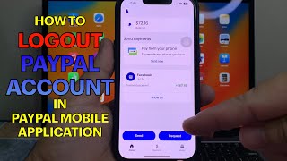 How to Logout Paypal Account in Mobile Phone I Paypal Application [upl. by Hadlee]