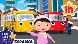 ¡Autobuses congelados  Canciones Infantiles🎵 Caricaturas para bebes  1 hora  Little Baby Bum [upl. by Neeven]