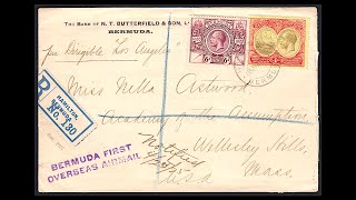 French Ballon Monte and Bermuda by Air cover collection at auction  CSA June 2024 [upl. by Haldis]