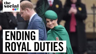 Harry and Meghan complete last public duty at Commonwealth Day service  The Social [upl. by Lewak]