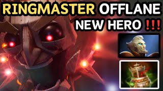 🔥 New HERO RINGMASTER Gameplay As Offlane  🔥 12K AVG MMR Gameplay From IMMERSION  Dota 2 [upl. by Neelcaj]