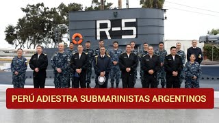 PERÚ ADIESTRA SUBMARINISTAS ARGENTINOS [upl. by Ottavia273]