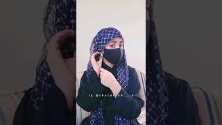 Hijab Tutorial with Earrings ❤️ hijab viral zainab shortsvideo hijabtutorial queen shorts [upl. by Mariel967]