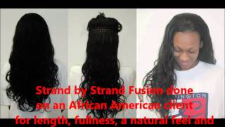 Strand by Strand Fusion Keratin Hair Extensions [upl. by Amsirac]