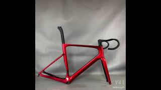 Superlight Disc All Inner Cable Custom Paint Road Bike Frame TTX21 [upl. by Masry88]