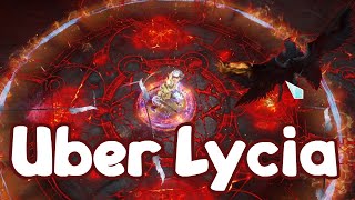 Uber Lycia  Sanctuary Map Boss T17  All mechanics  Path of Exile [upl. by Ahsiea990]