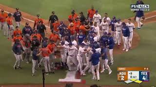 MLB  Benches Clear In Game 5 Of The ALCS 2023 [upl. by Eitsirk]