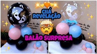 Balão Surpresa 🤯 BalãoEstouromagico [upl. by Aihsein]