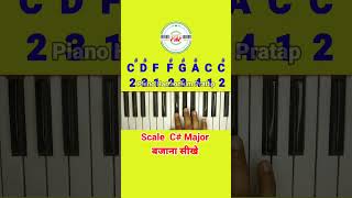 C sharp major scale piano shosts [upl. by Ronoh313]