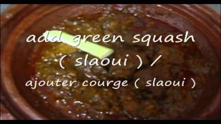 Meat Squash Tagine Tajine viande et Courge httpwwwlecouscousmarocaincom [upl. by Nrol]