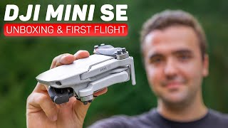 DJI Mini SE Unboxing First Flight and Impressions [upl. by Liris]