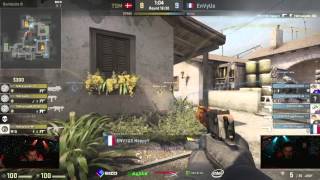 The Best CS GO Deagle Ace Ever by EnVyUs Happy vs TSM on deinferno at DreamHack Grand Finals [upl. by Yukio]