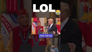 Classic Trump Moments pocahontas [upl. by Ennairac]