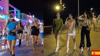 TENERIFE SPAIN NIGHTLIFE WALK TOUR [upl. by Latsyek]