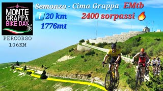 Monte Grappa Bike Day 2022 La SALITA 2400 Sorpassi🔥  Giro Completo 106km [upl. by Saibot]