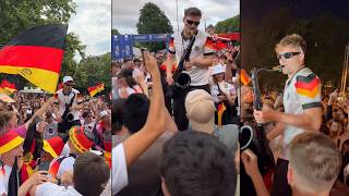 This German Saxophone Player Went Viral at EURO 2024 Andre Schnura [upl. by Akimehs]