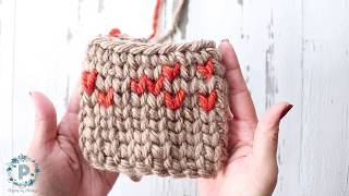 How to add contrasting color to the Waistcoat Stitch [upl. by Ahsiena]