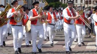 Trachtenfest Wissembourg  Pfingsten 2017 2 Umzug [upl. by Anchie]