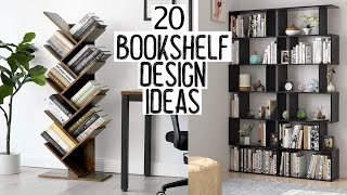 20 Bookshelf Decorating Ideas 2023  Bookcase Design For Home Decor [upl. by Kaliope]