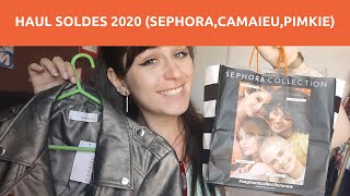 HAUL SOLDES ÉTÉ 2020  SEPHORA  PIMKIE amp CAMAIEU [upl. by Huba33]