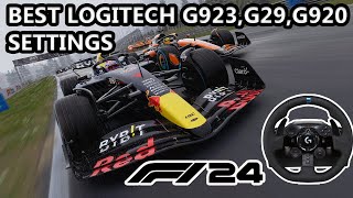 F1 24 Logitech G923 Settings [upl. by Nivled]