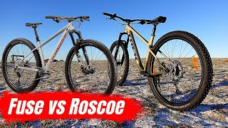 Burly Hardtail Battle  Specialized Fuse vs Trek Roscoe [upl. by Rebm]