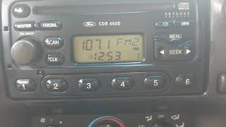 Rádio CDR 4600 Ford [upl. by Grieve260]