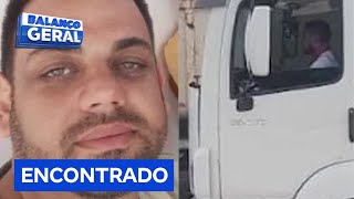 Caminhoneiro de MG que desapareceu em SP é encontrado [upl. by Ydak]