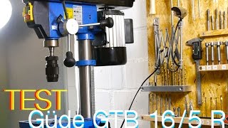 Güde GTB 165 Standbohrmaschine Test German [upl. by Aikrahs]