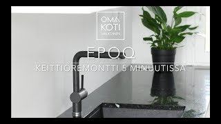 EPOQ TIMELAPSE keittioremontti  kitchen renovation  OMA KOTI VALKOINEN [upl. by Susie]