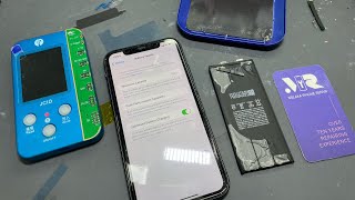 How to change iPhone 11 battery with health 100 using JC v1S [upl. by Mohammed]