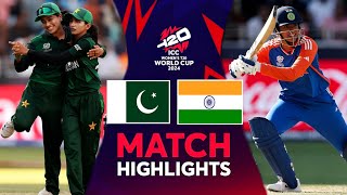 India Womens vs Pakistan Womens Highlights  T20 World Cup 2024 Highlights [upl. by Kiri437]