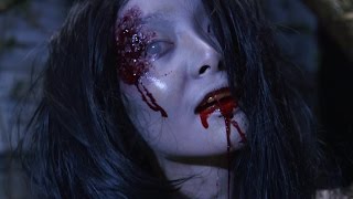 Zombie Makeup ✞ Japanese Horror ✞ Halloween Makeup [upl. by Cozza]