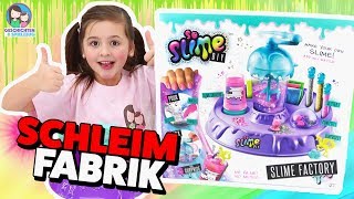 Schleim im Überfluss DIY Glitzer Einhorn Slime mit der Schleim Fabrik  Geschichten und Spielzeug [upl. by Safir]