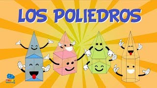 LOS POLIEDROS  Vídeos Educativos para niños [upl. by Nylzzaj]