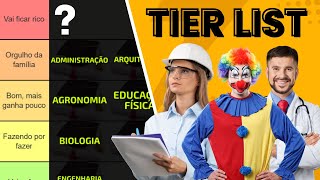 RANKEANDO OS CURSOS DA FACULDADE  Tier List [upl. by Ohcamac]