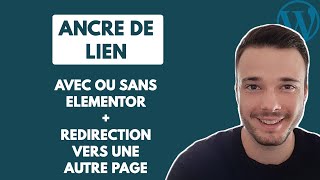 Comment créer une ancre de lien sur Wordpress dans une page ou un menu  Avec Elementor ou HTML [upl. by Adamok]