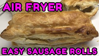 Air Fryer Lazy Sausage Rolls [upl. by Tayler409]