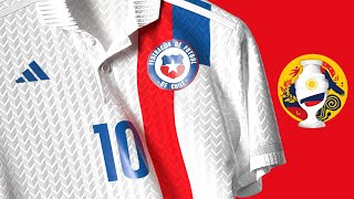 CAMISETA ADIDAS de CHILE para la COPA AMÉRICA 2024 [upl. by Oberon]