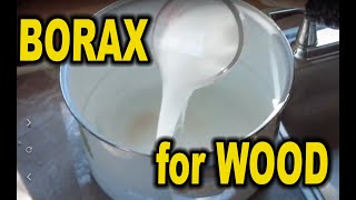 Borax for Wood Treatment and Preservative  Stops Fungus Insects Woodrot [upl. by Aicelav]