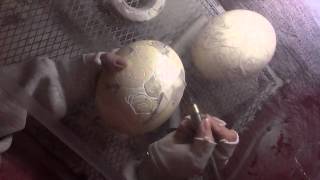 Carving an Ostrich Egg [upl. by Dola811]