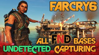 ALL FND BASES UNDETECTED CAPTURING – FAR CRY 6 Stealth Gameplay [upl. by Ffej]