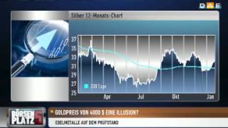 Edelmetalle Gold steigt in zwei Jahren auf 4000 [upl. by Broddie]